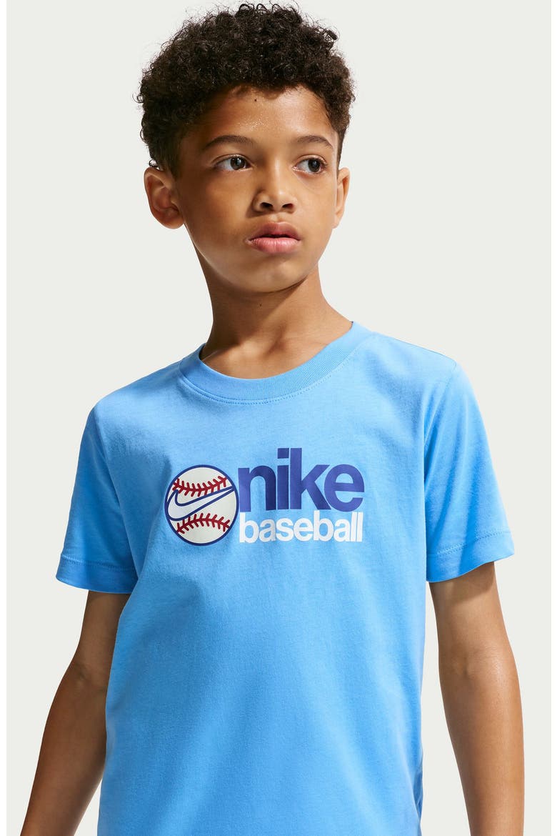 Kids' Baseball Graphic T-Shirt, Alternate, color, FOOTBALL BLUE