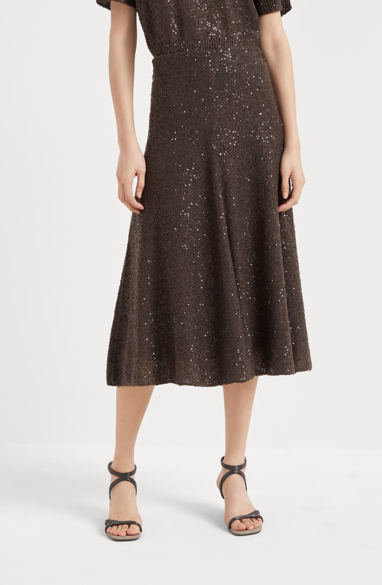 Brunello Cucinelli Knitted skirt, Alternate, color,