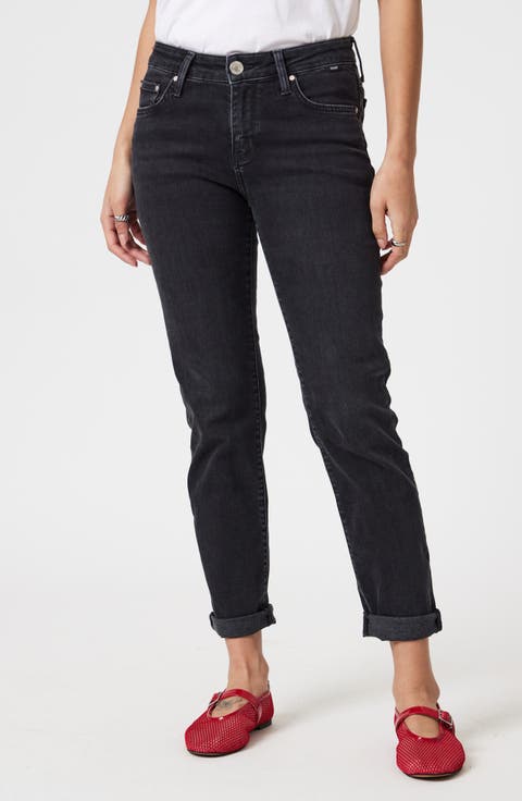Emma Boyfriend Jeans (Dark Smoke Tribeca)