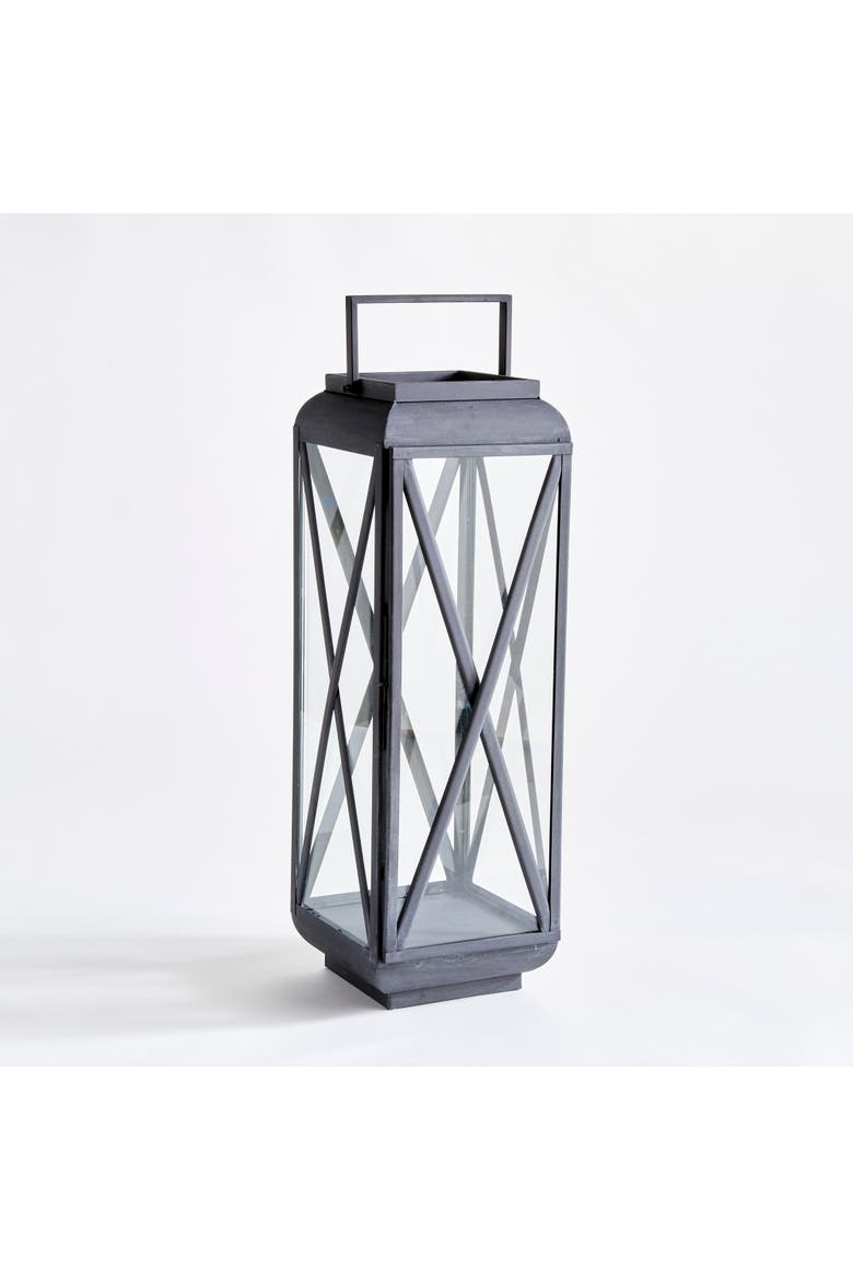 Terrazza Outdoor Lantern Large, Alternate, color, Gray