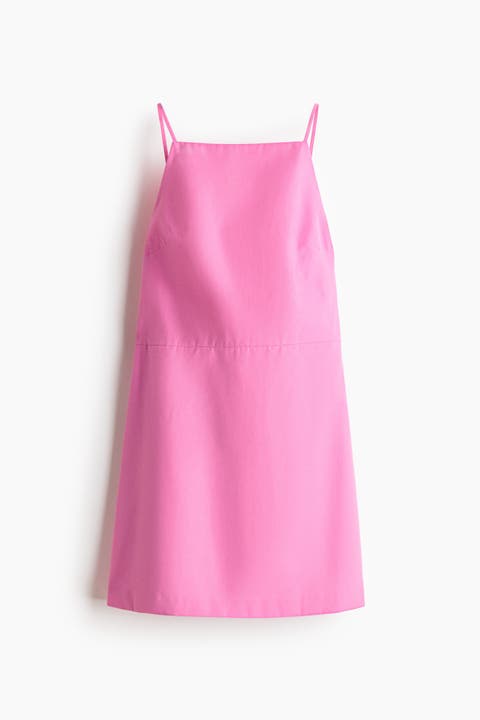 Bow-detail Low-back Dress