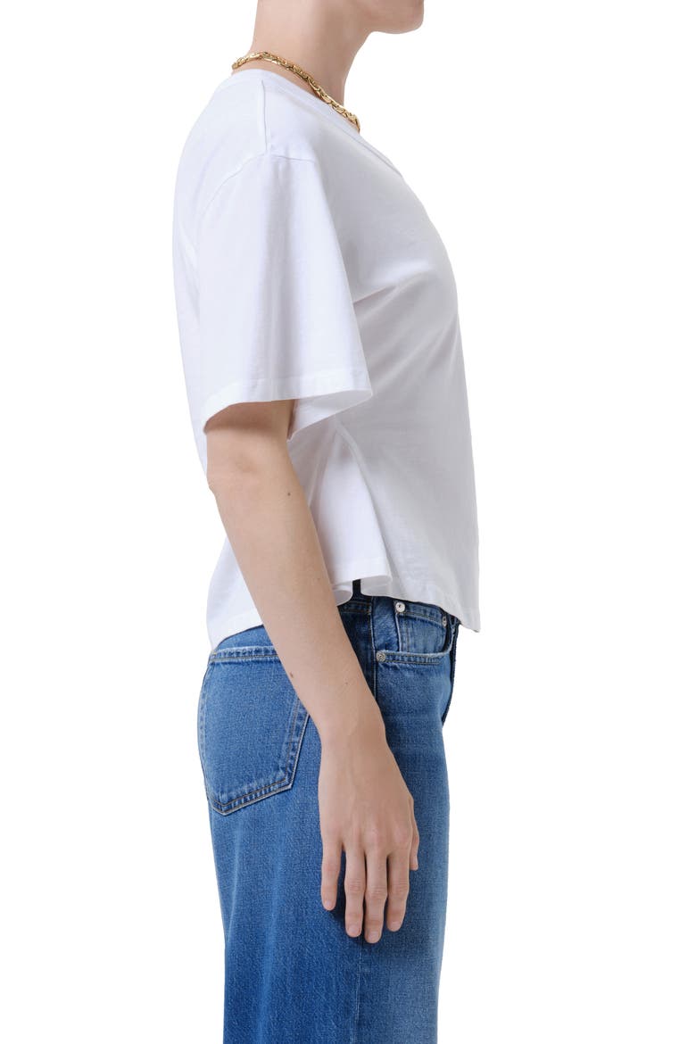 Reworked Cotton T-shirt, Alternate, color, WHITE