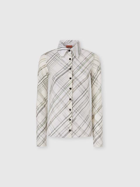 Tartan Criss-cross Shirt