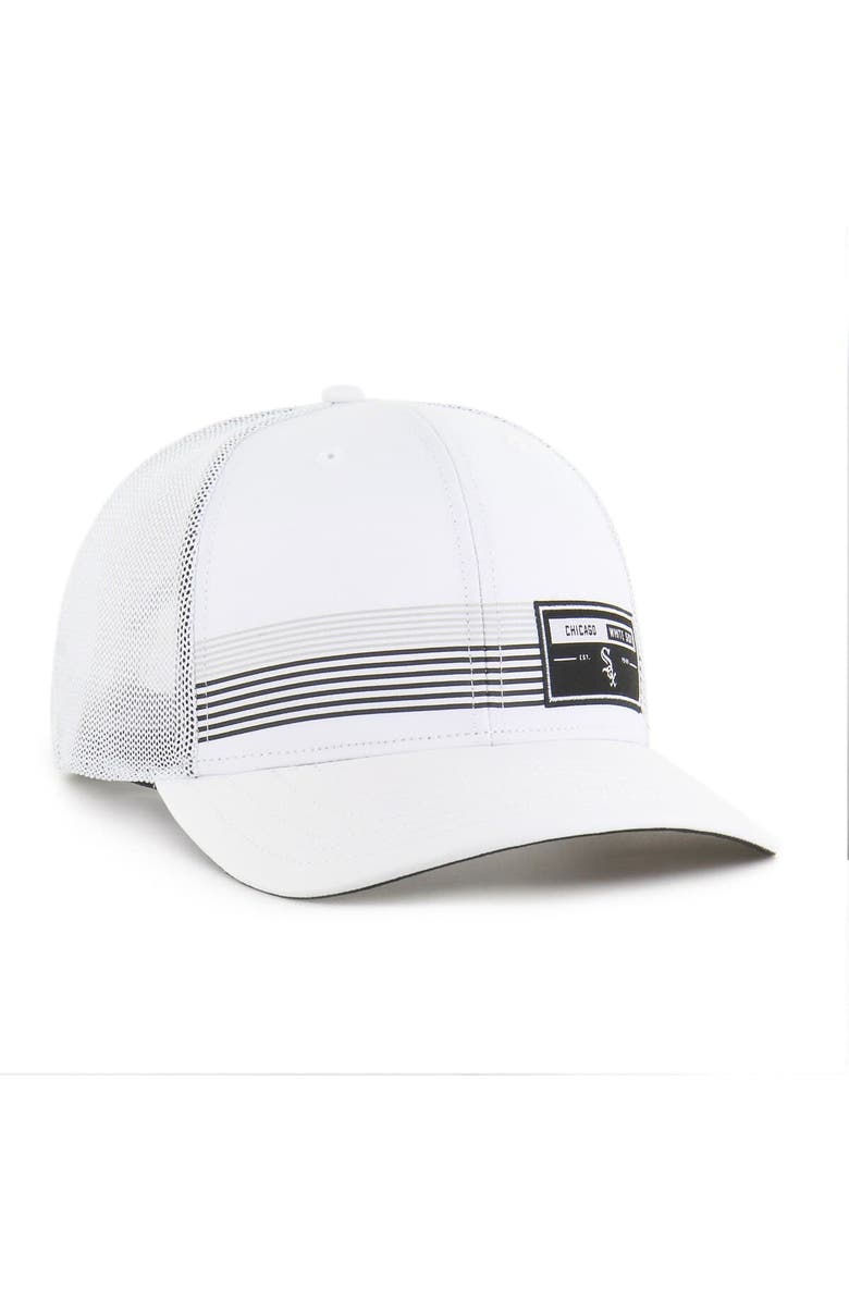 '47 Men's '47  White Chicago White Sox Rangefinder brrr Trucker Adjustable Hat, Alternate, color, White