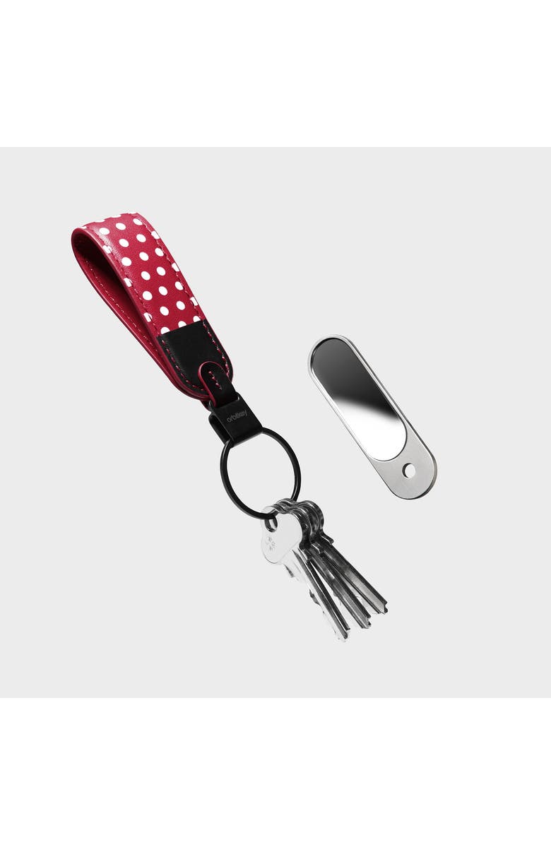 Orbitkey Disney Loop Keychain + Nail File Mirror Kit, Alternate, color, Minnie Mouse