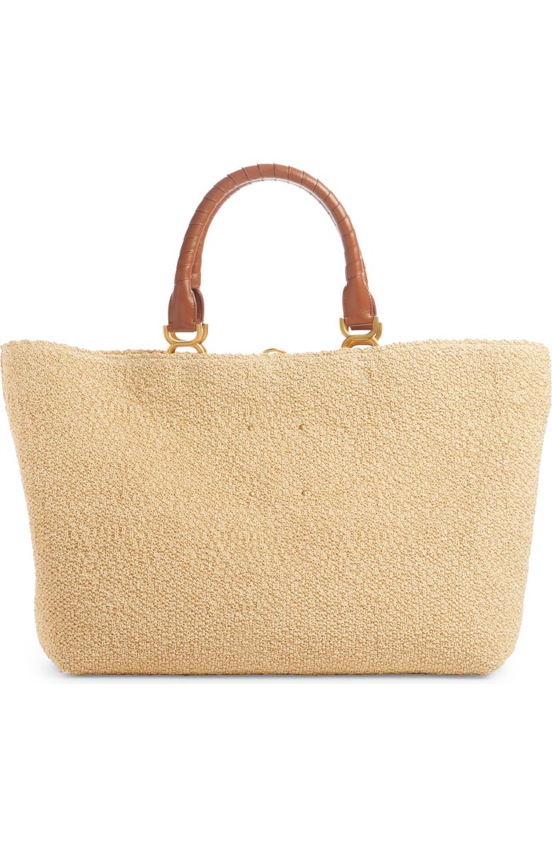 Chloé Large Marcie Raffia Tote, Alternate, color,