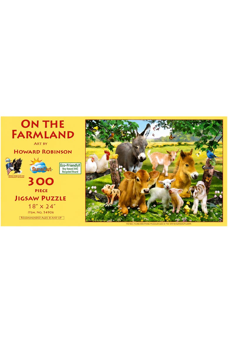 On the Farmland 300 piece Jigsaw Puzzle for Adults, Alternate, color, Multicolor