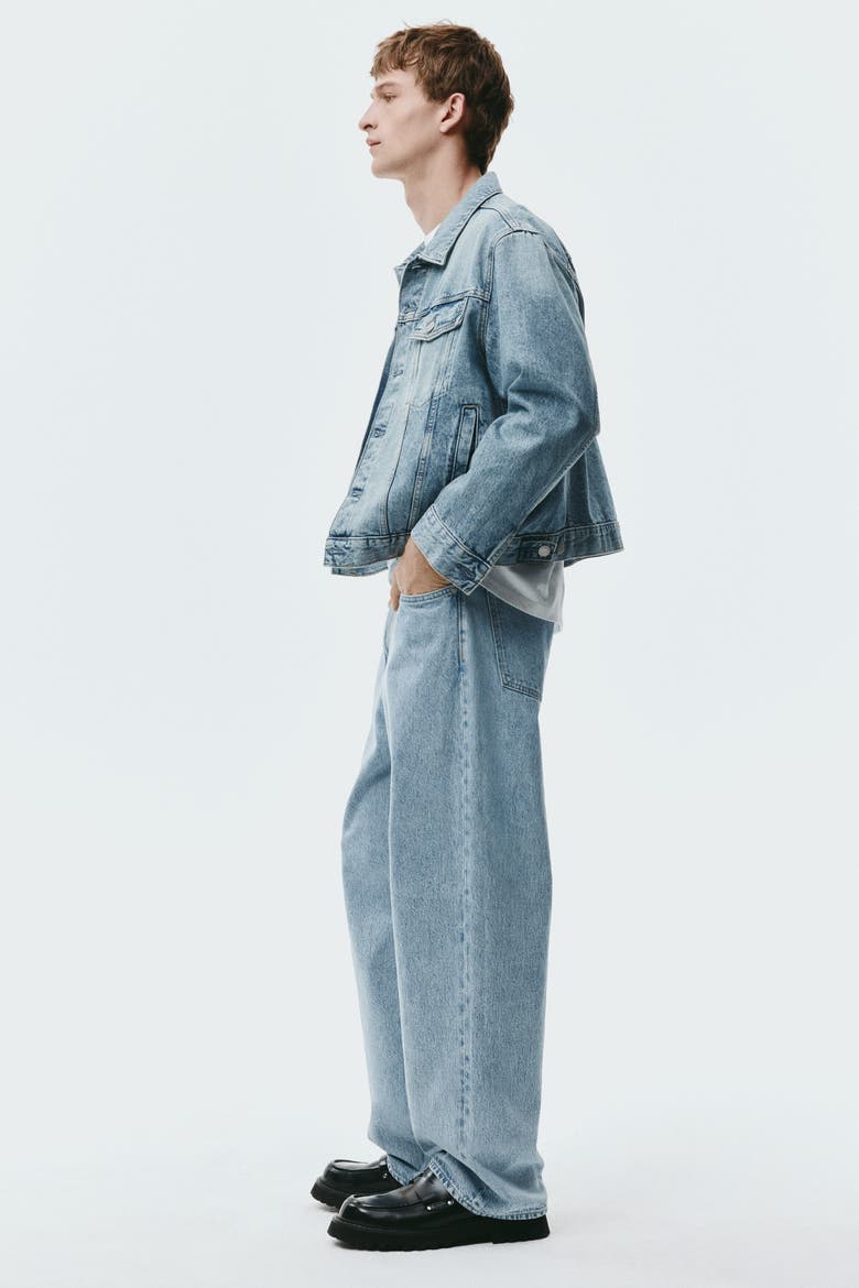 Fairfax Baggy Jeans, Alternate, color, Light denim blue