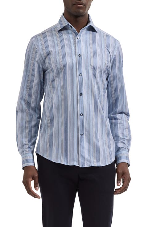 Devon OoohCotton® Stripe Button-Up Shirt