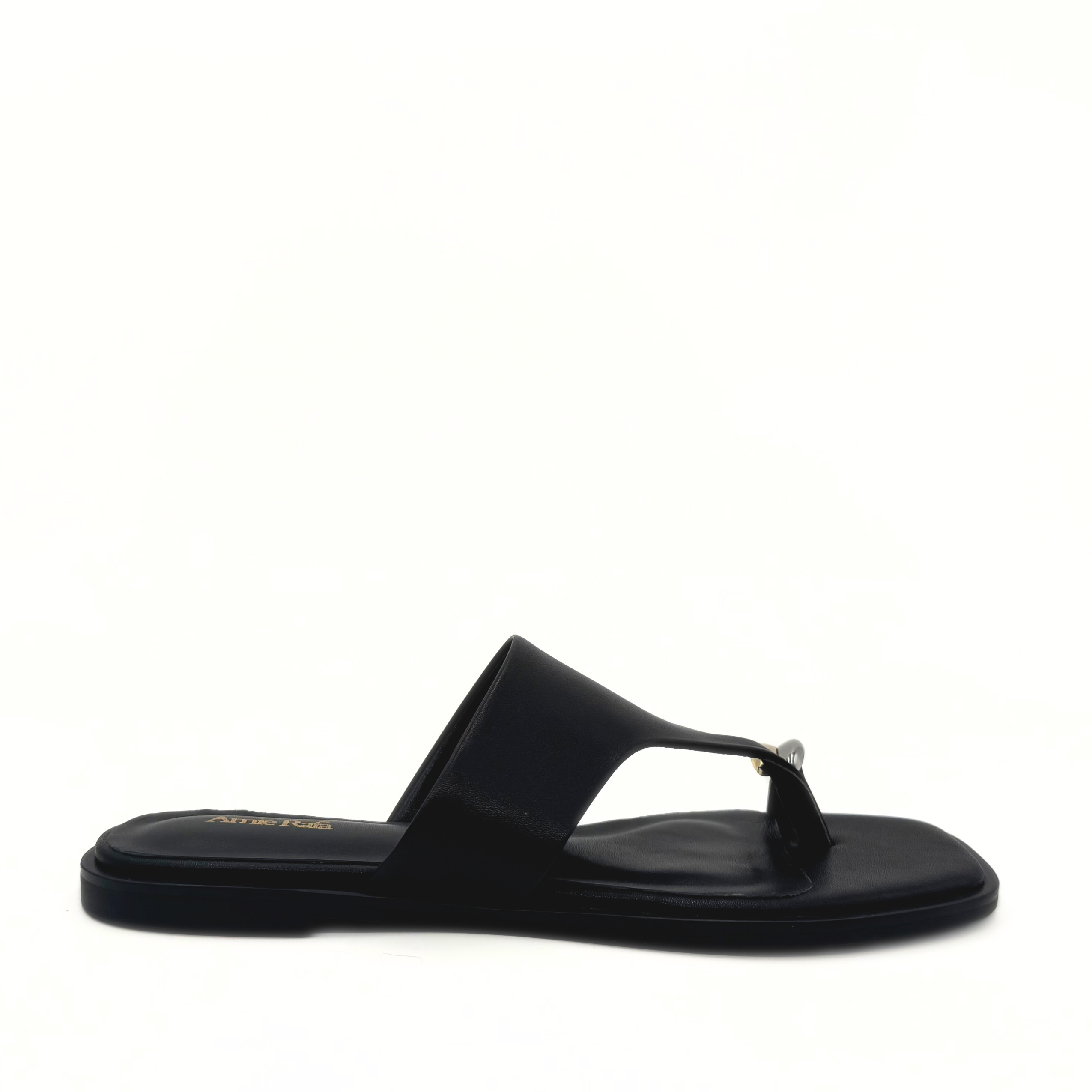 Amie Rafa Cece Thong Sandals, Main, color, Black