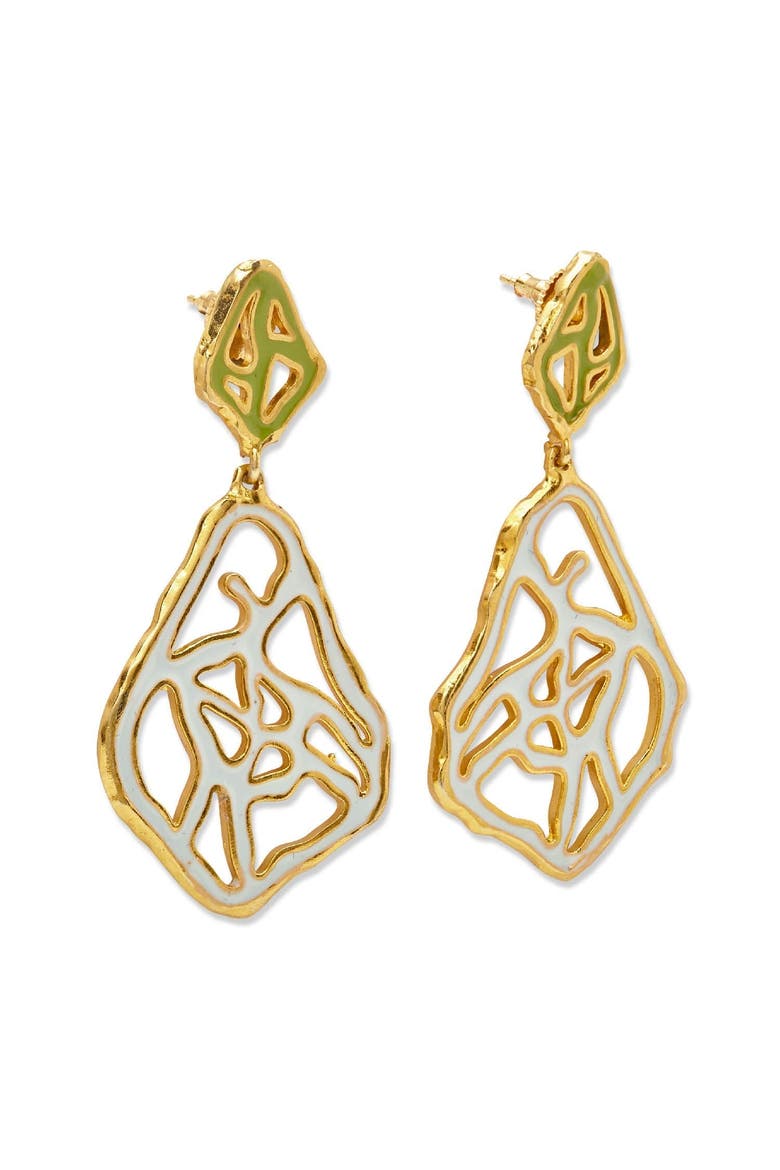 TALA EARRINGS, Alternate, color, Gold Plated