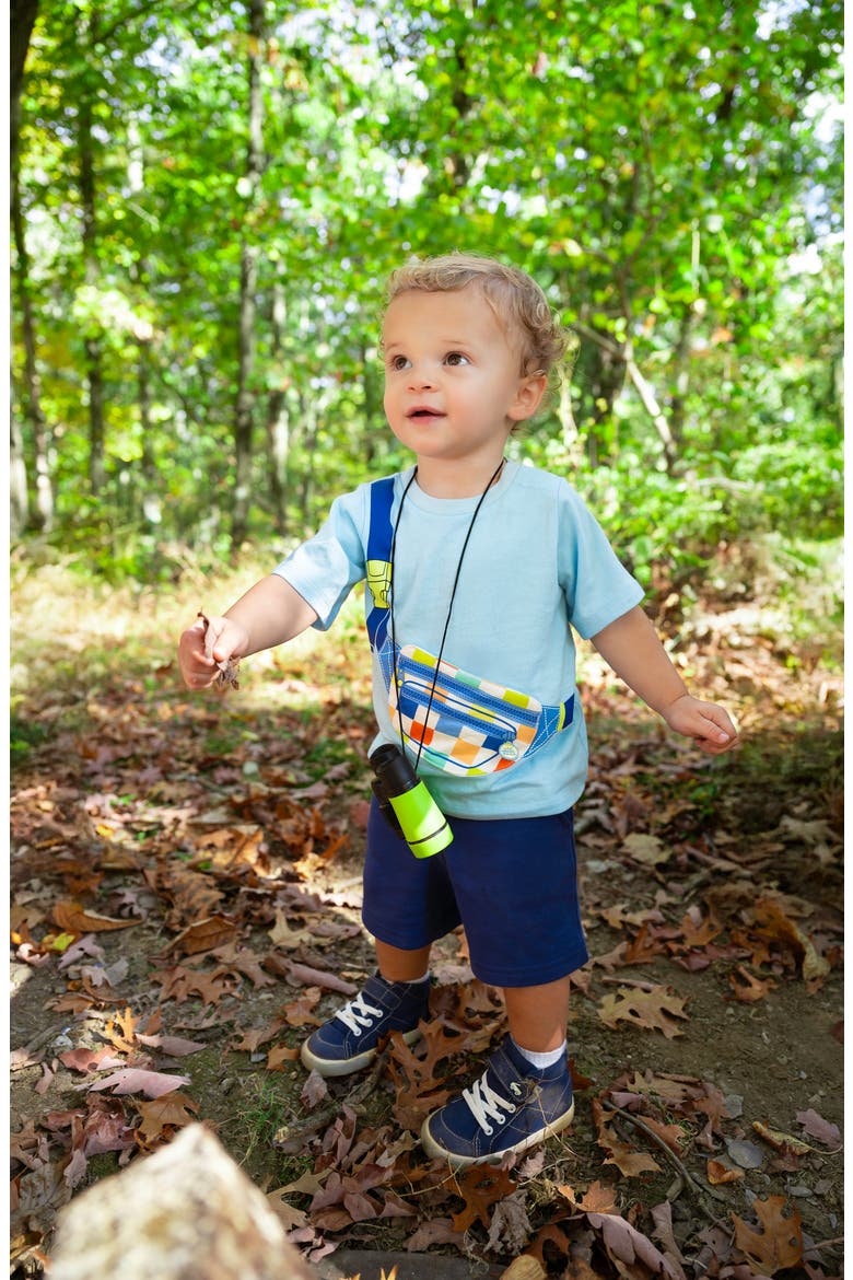 Kids' Fidget Cotton Graphic T-Shirt & Shorts Set, Alternate, color, BLUE