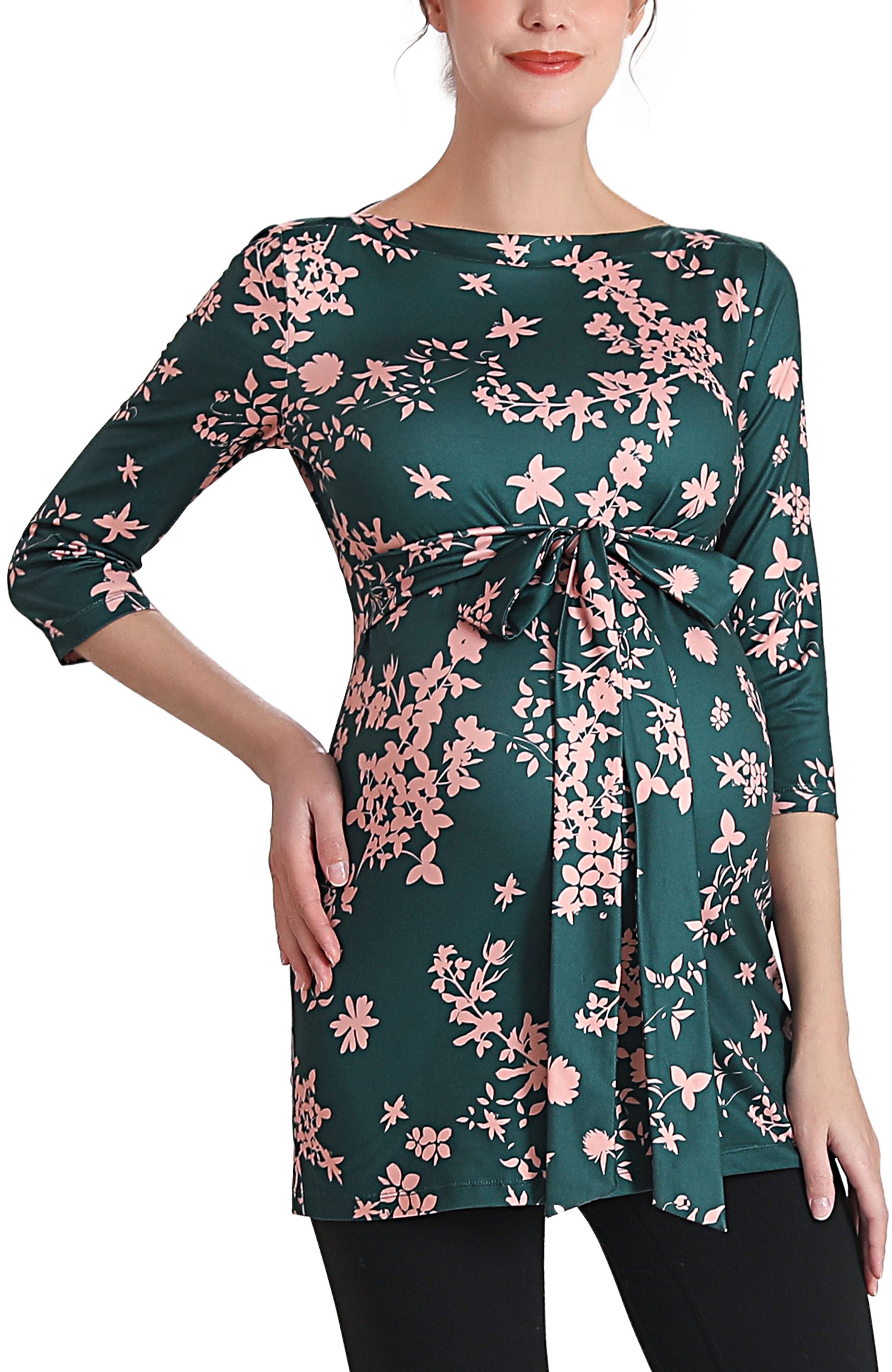 Aaira Boat Neck Maternity Top - image 2