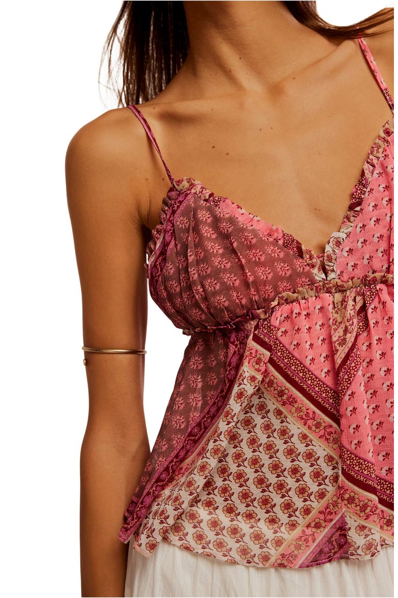Alix Print Camisole, Alternate, color, CONFETTI COMBO