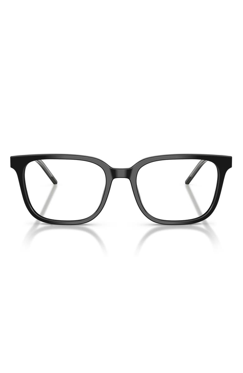 Emporio Armani 54mm Square Optical Glasses, Main, color,