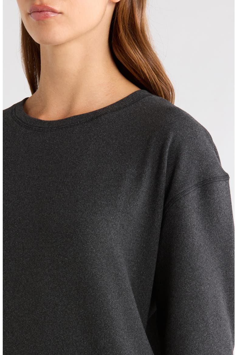 Forever Luxe Long Sleeve Top, Alternate, color, CHARCOAL