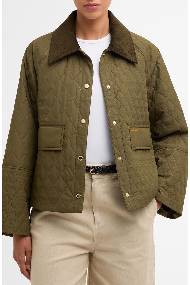 Kirby Quilted Jacket, Main, color, IVY GREEN/ ANCIENT