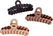 Kitsch 3-Pack Assorted Chain Claw Clips