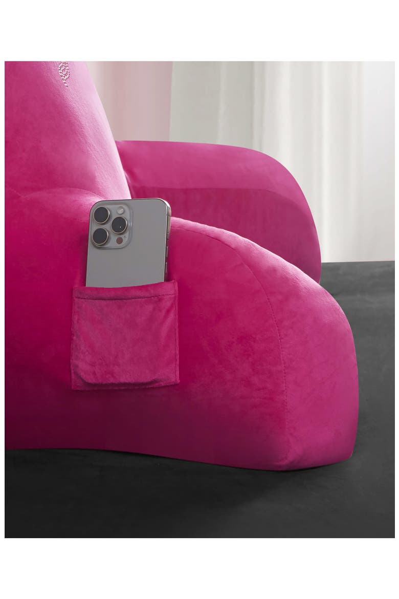 Backrest Pillow, Alternate, color, HOT PINK