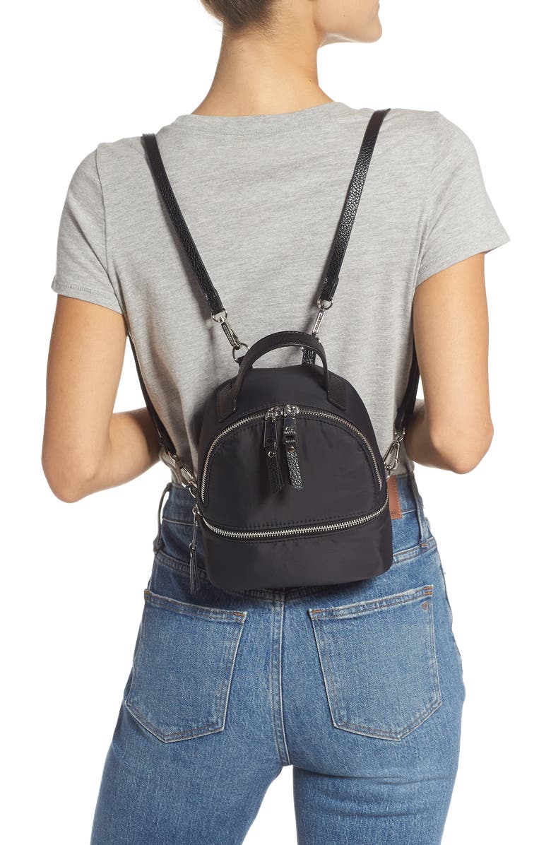 Steve Madden Mini Nylon Puffer Convertible Backpack, Alternate, color,