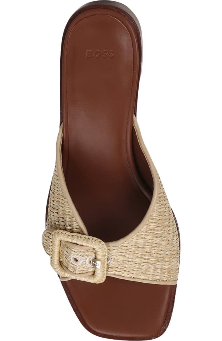 BOSS Charlize Slide Sandal, Alternate, color, Light Beige