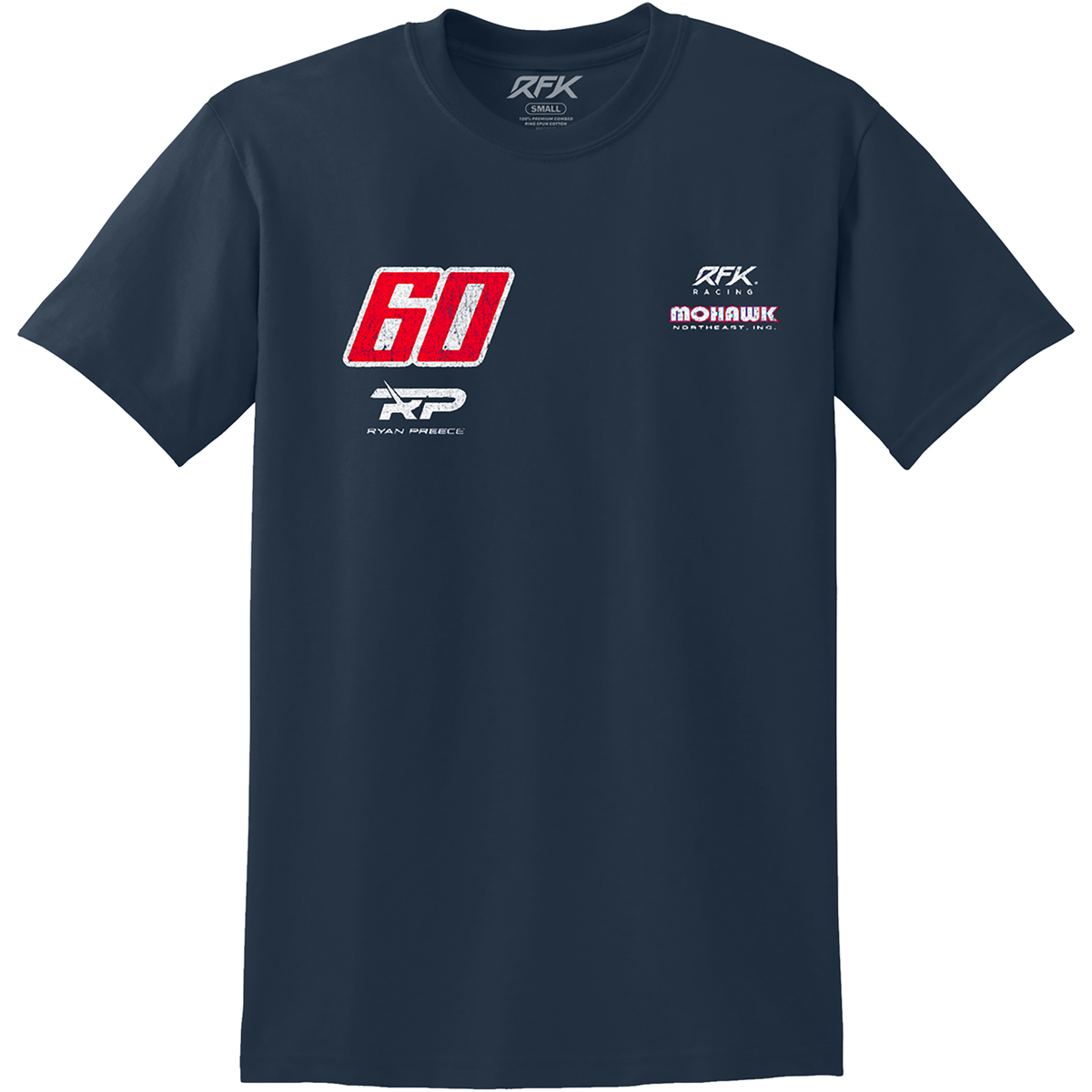 RFK Racing Men's RFK Racing Navy Ryan Preece Mohawk Northeast T-Shirt ...