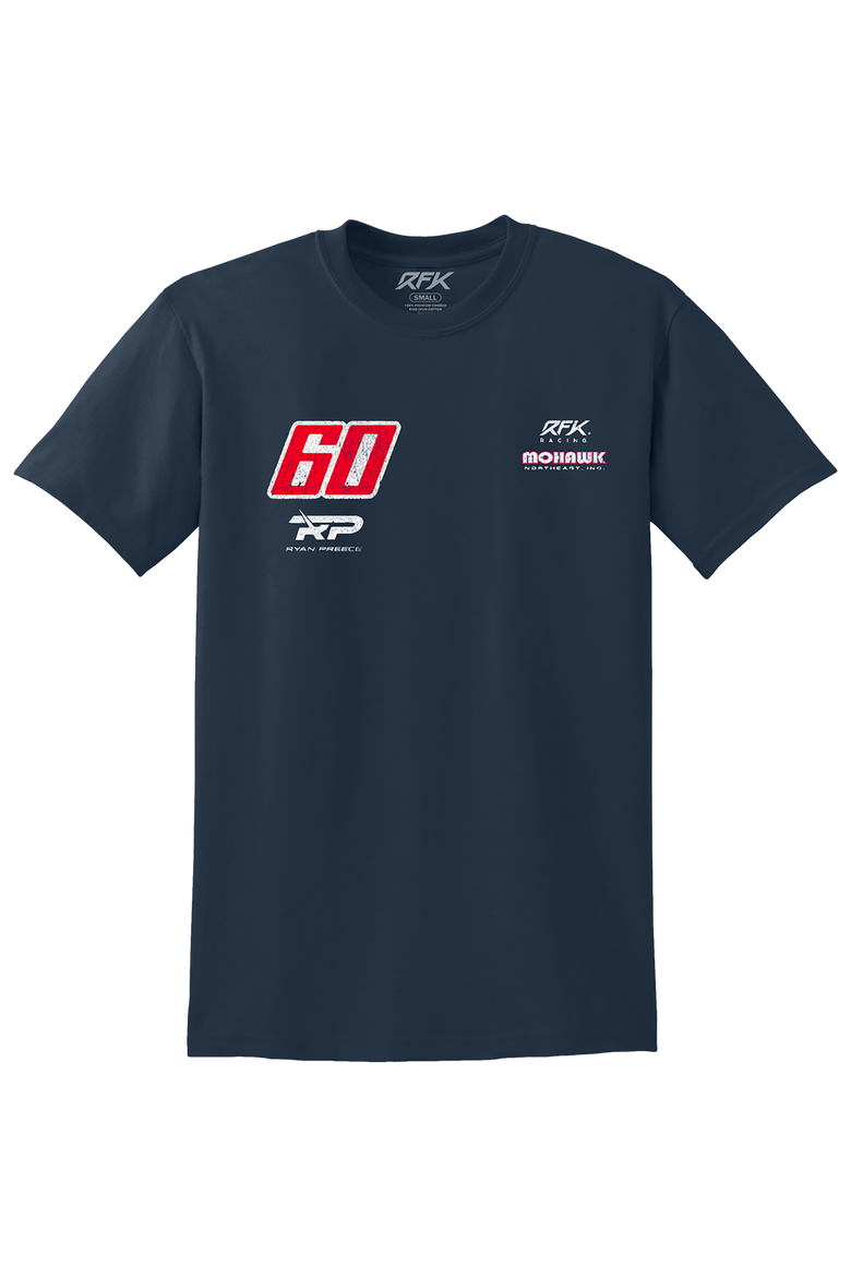 Men's RFK Racing Navy Ryan Preece Mohawk Northeast T-Shirt, Alternate, color, Navy