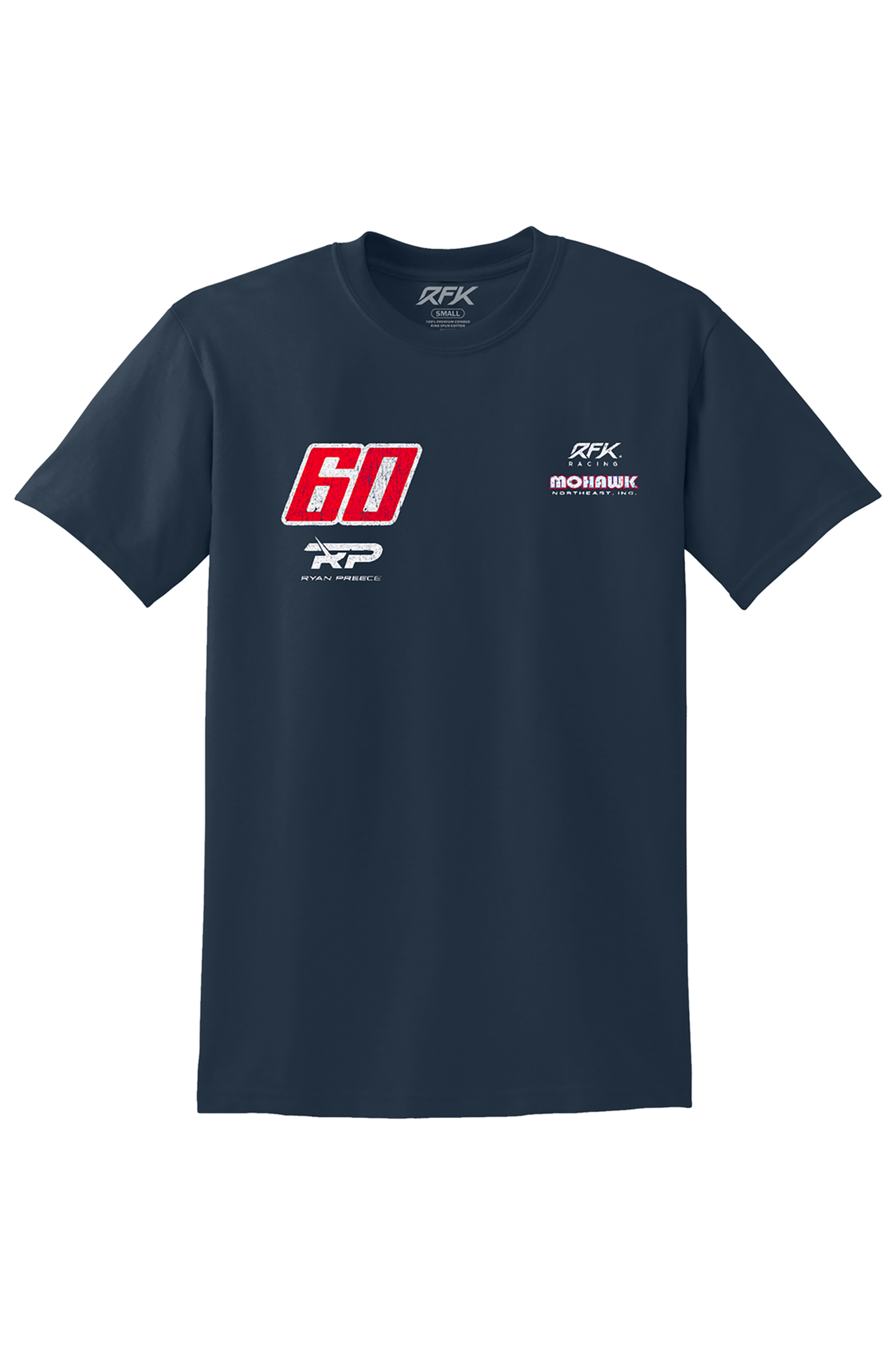 Hispanic Mohawk RFK Racing Men's RFK Racing Navy Ryan Preece Mohawk Northeast T-Shirt ...