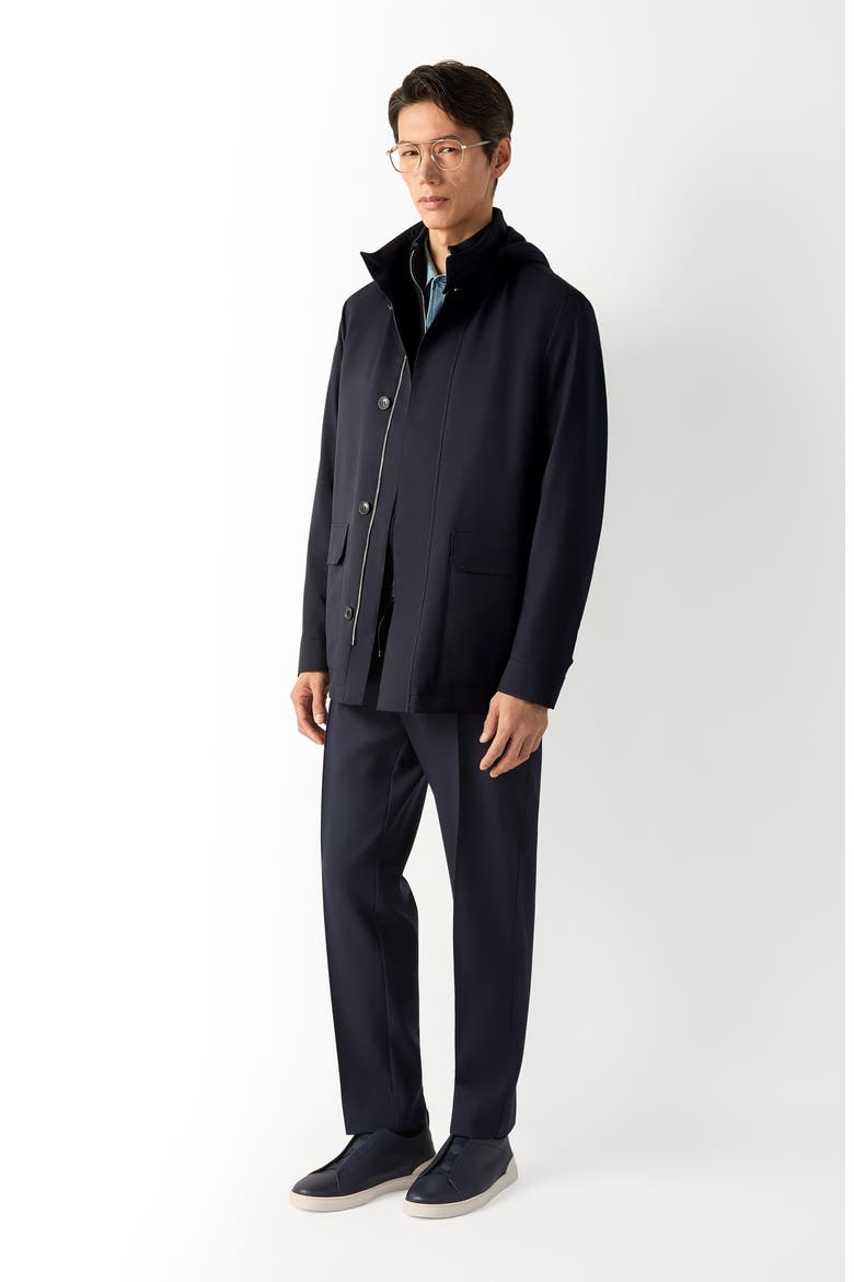 Saharan Jacket, Alternate, color, NAVY BLUE