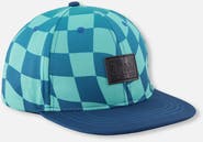 Deux par Deux Flat Brim Checkerboard Cap