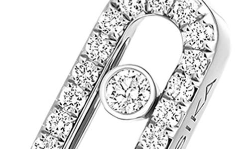 Messika Care Diamond Pavé Station Chain Bracelet In White Gold