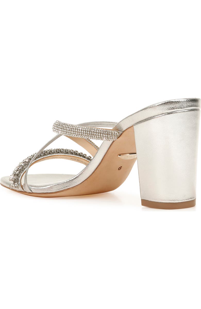 Badgley Mischka Collection Zoraya Embellished Slide Sandal, Alternate, color,