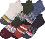 Bombas Assorted 6-Pack Stripe Ankle Socks