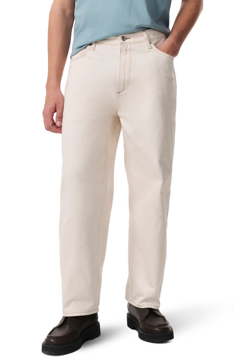 rag & bone RB Baggy Oversize Authentic Rigid Jeans, Main, color, Ecru