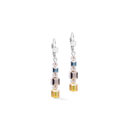 COEUR DE LION GeoCUBE® Precious Nature Drop Earrings Tricolor Sand