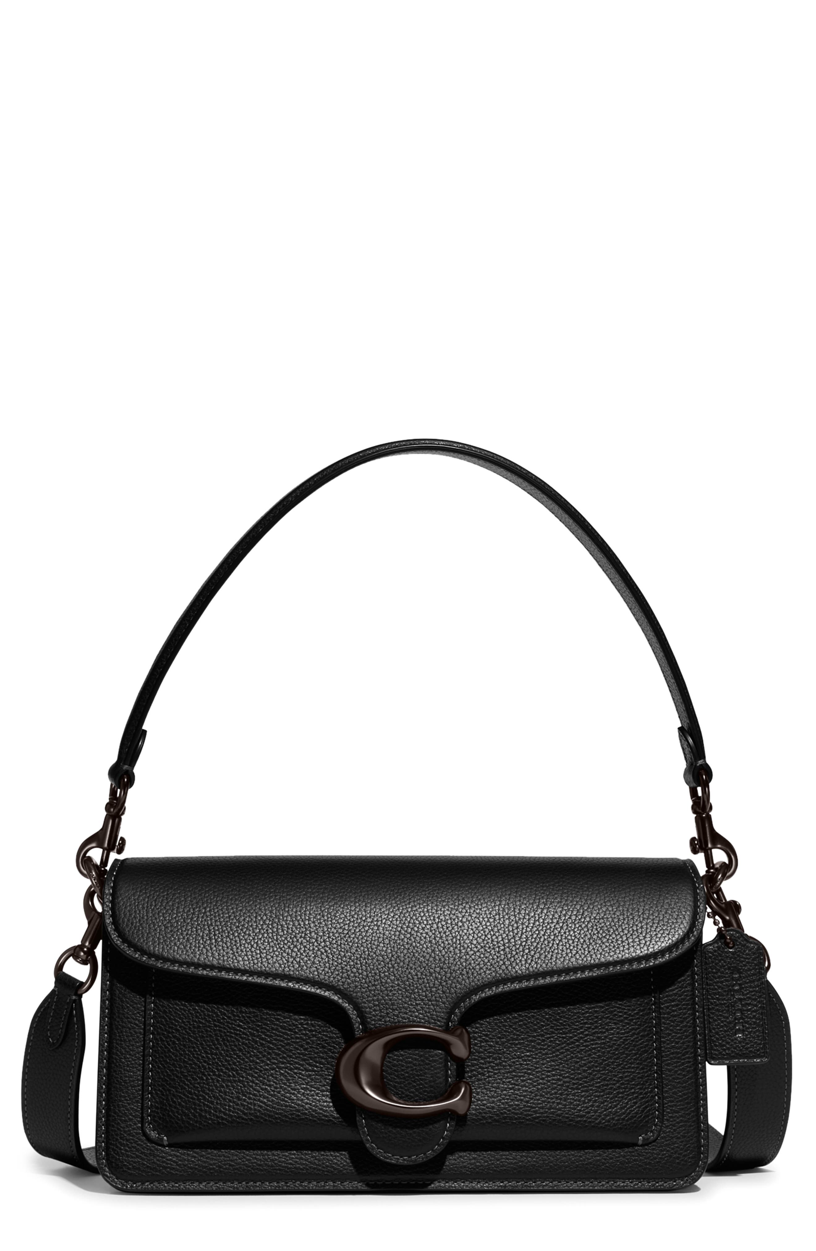 COACH Tabby 26 Leather Shoulder Bag, Main, color, 