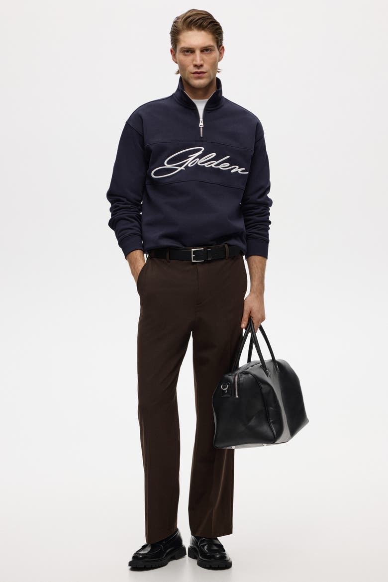 Relaxed Fit Trousers, Main, color, Dark brown