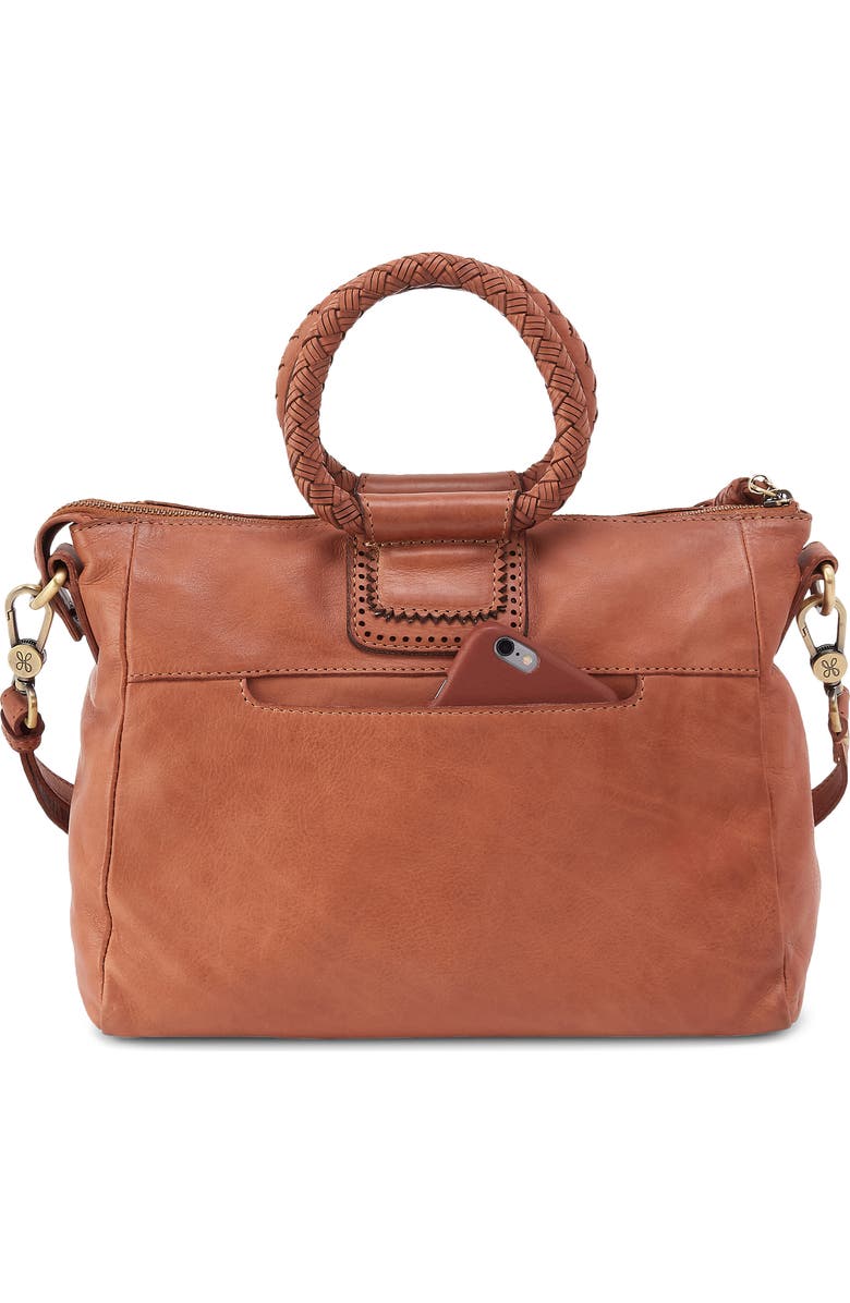 HOBO Medium Sheila Leather Satchel, Alternate, color, Harvest Wheat