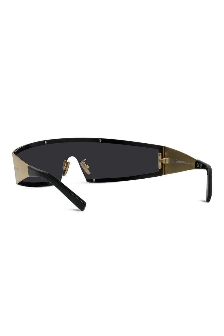 Square Mask Sunglasses, Alternate, color, GOLD / SMOKE