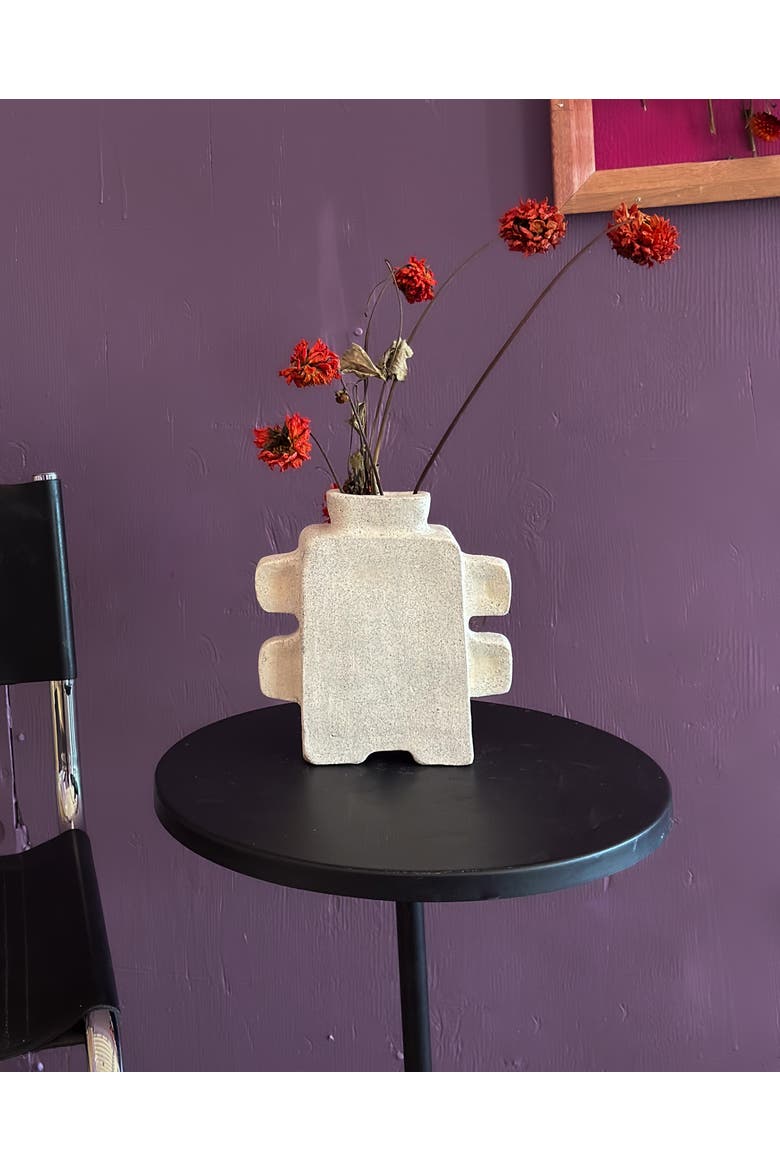 Nube Vase, Alternate, color, White