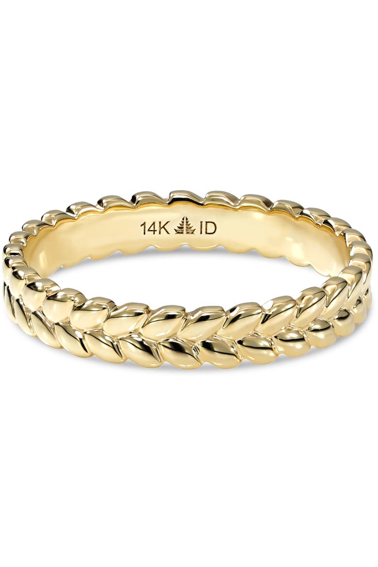 Wheat Ring in 14K Gold, Main, color, Yellow Gold