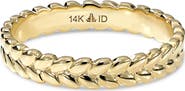 DEVATA Wheat Ring in 14K Gold