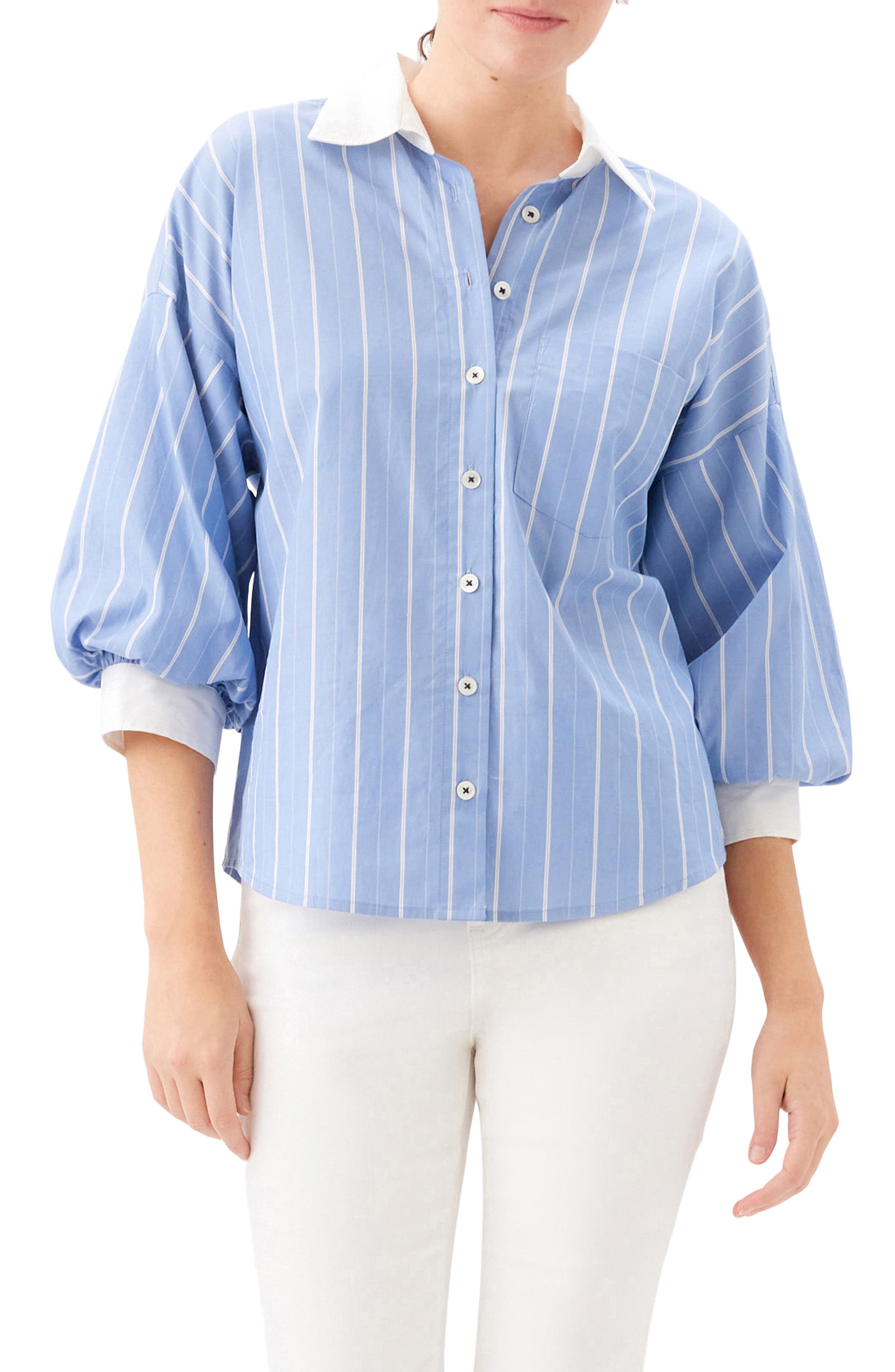 selected BLUE WITH OFF WHITE