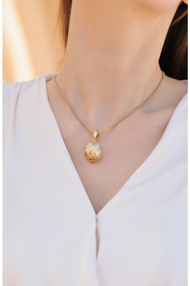 Amulet Eye Necklace, Alternate, color, Gold