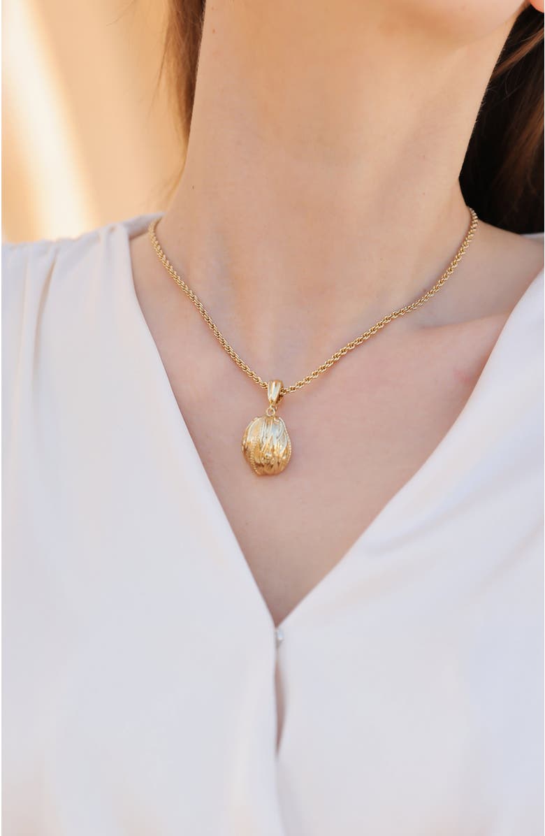 RC RETRO CHIC Amulet Eye Necklace, Alternate, color, Gold