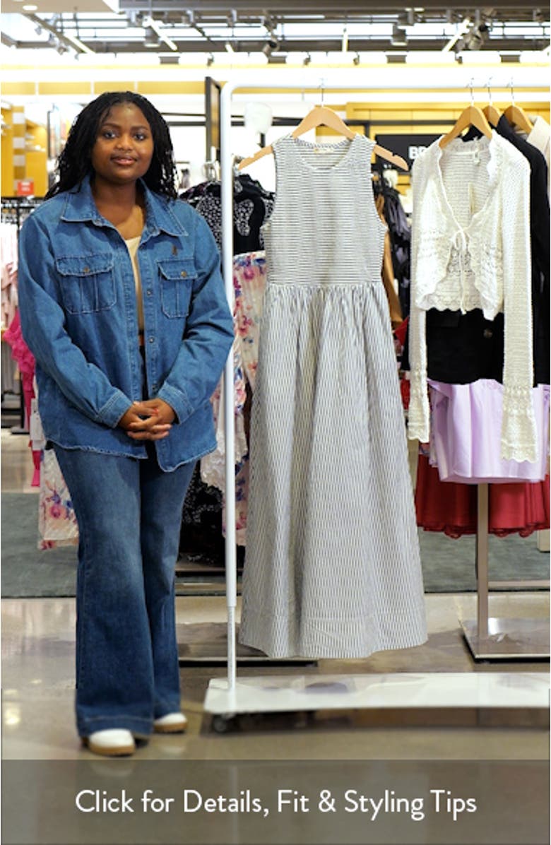 Darcy Sleeveless Smocked Midi Dress, sales video thumbnail