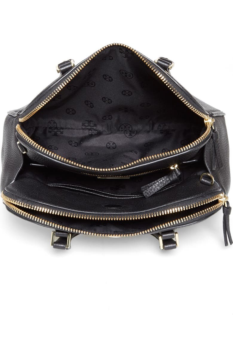 Tory Burch 'Small Robinson' Pebbled Leather Satchel, Alternate, color,