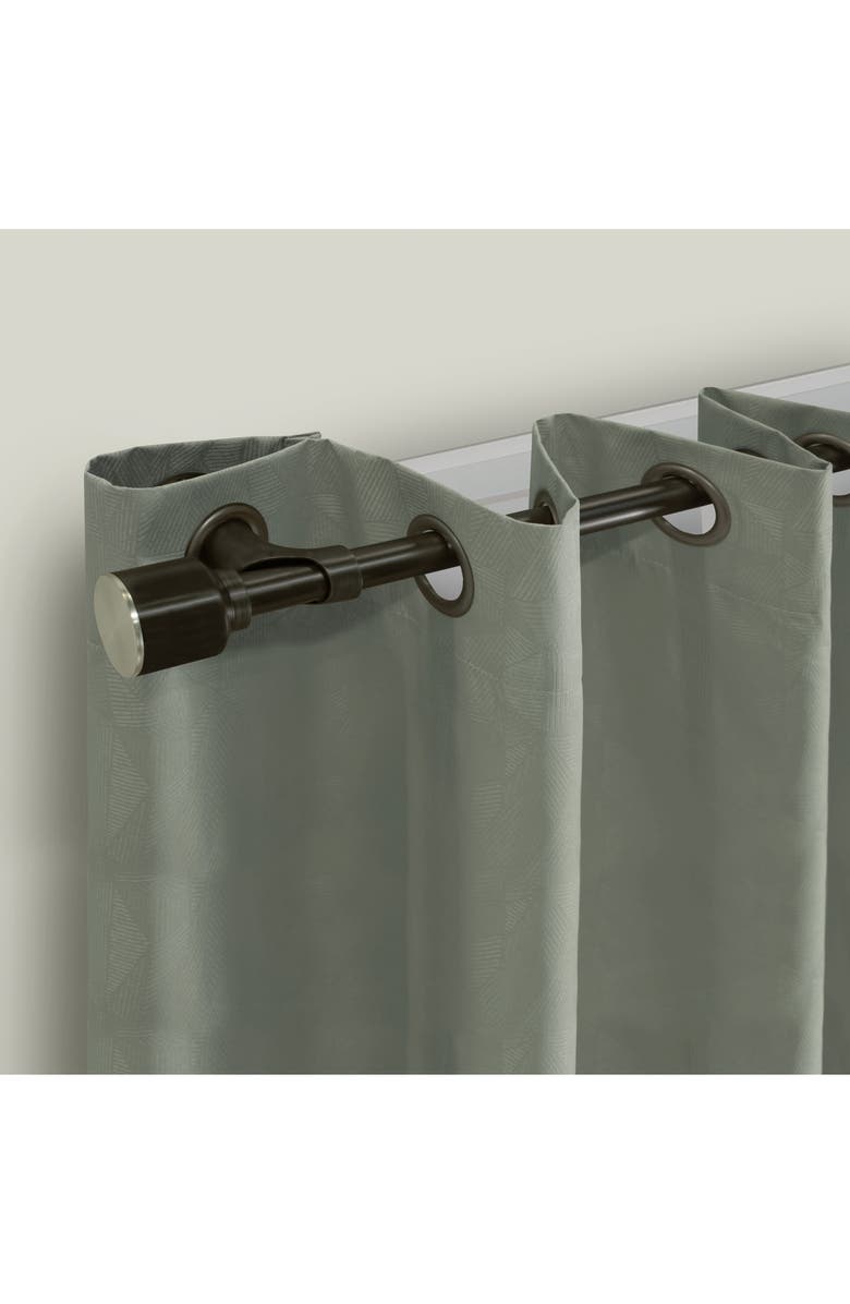 Outdoor Decor by Commonwealth Blackout Curtain Rod Set, Alternate, color, Espresso