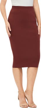 Kimi & Kai Knit Pencil Skirt