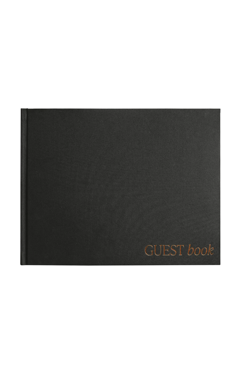 SWEET WATER DECOR Guestbook, Main, color, Guestbook - Black